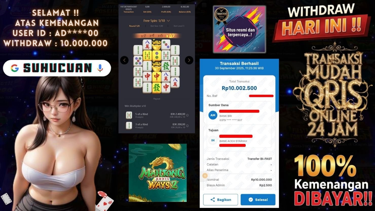 SUHUCUAN JACKPOT SLOT MAHJONG WAYS 2